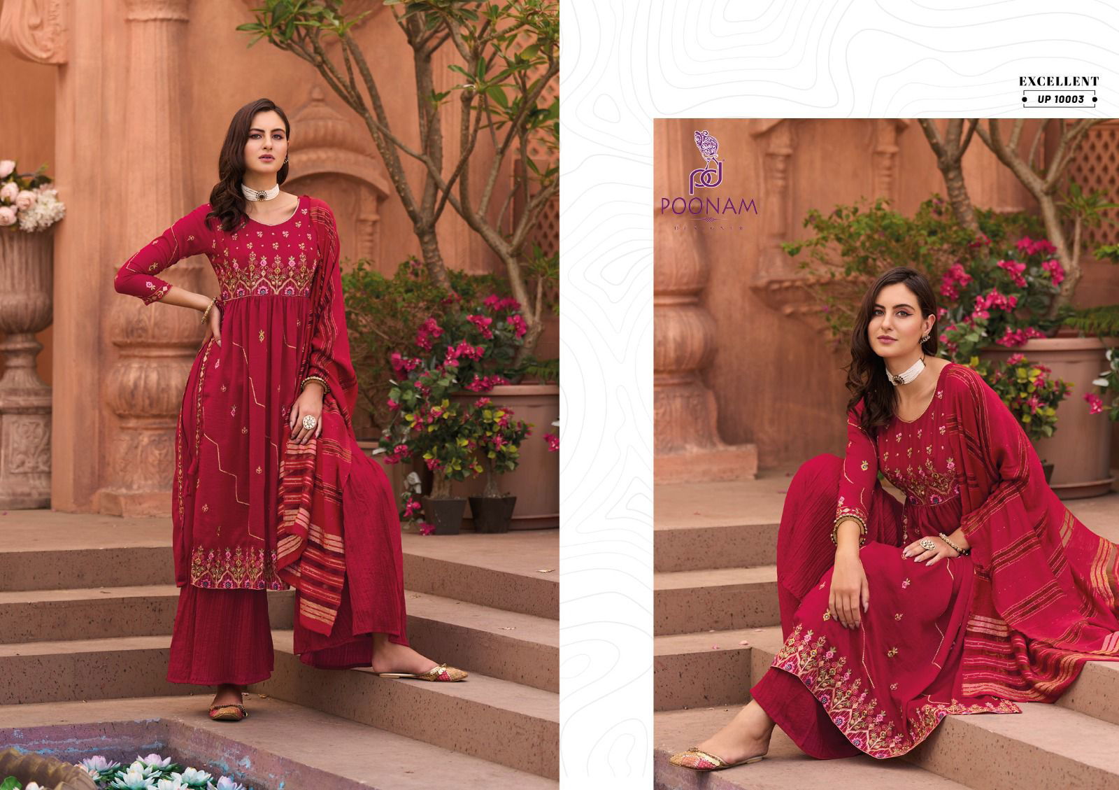 Utopia By Poonam Nayra Cut Readymade Suits Catalog
